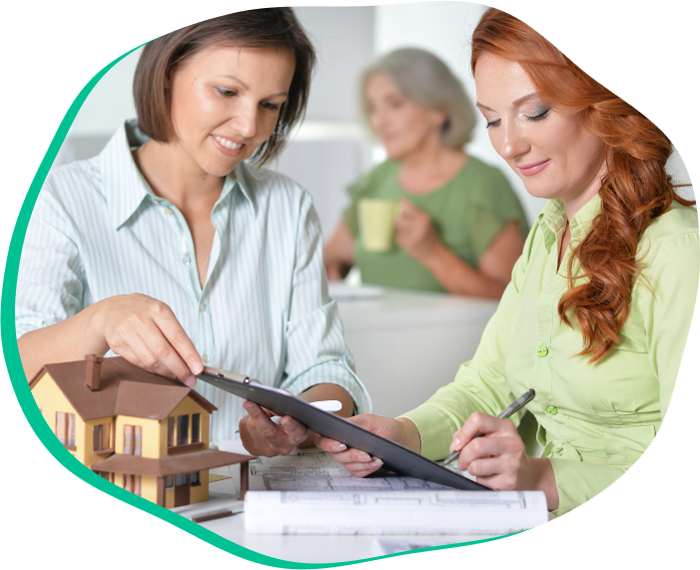 hard money lender with client